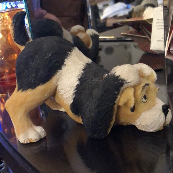 Resin dog hand painted - Picture 4 of 5